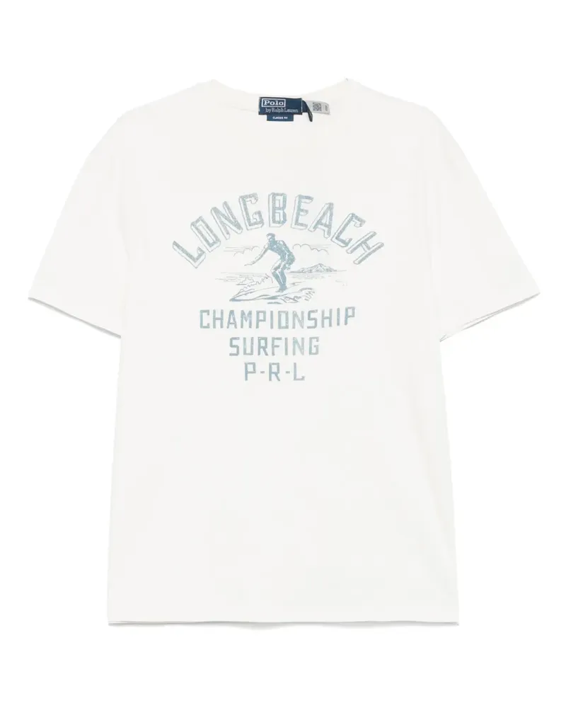 Ralph Lauren T-Shirt mit grafischem Print - Nude Nude