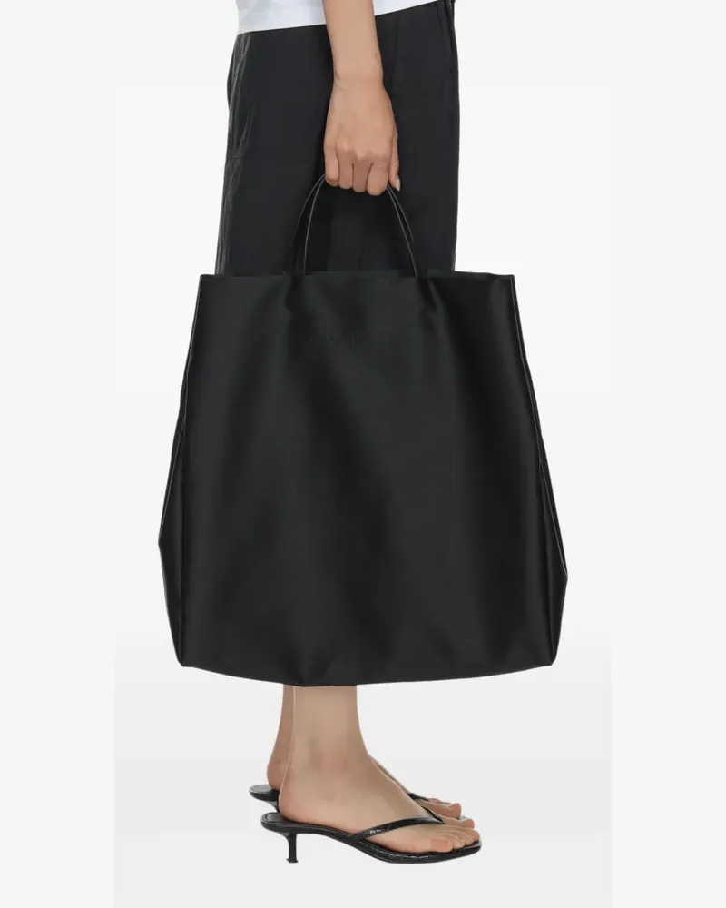 Carven Handtasche mit Logo-Prägung - Schwarz Schwarz