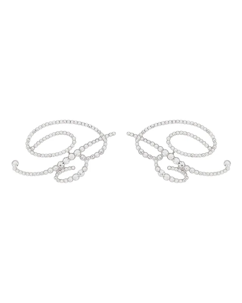 Blumarine Ohrstecker mit Logo - Silber Silber