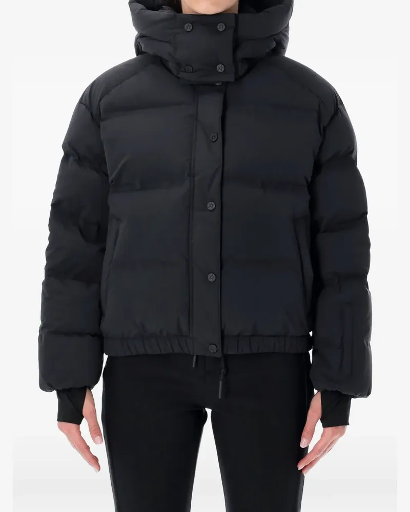 Perfect Moment hooded quilted ski jacket - Schwarz Schwarz