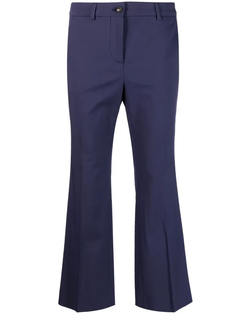Alberto Biani Ausgestellte Cropped-Hose - Blau Blau