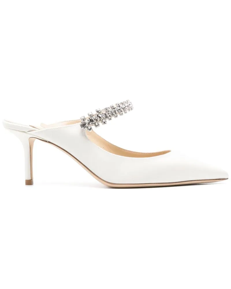 Jimmy Choo Bing Mules 65mm - Weiß Weiß