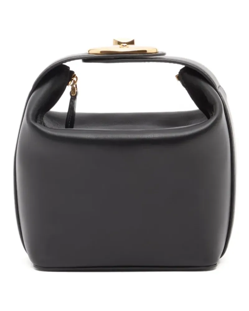 Valentino Garavani VLogo The Bold Edition mini handbag in nappa leather - Schwarz Schwarz