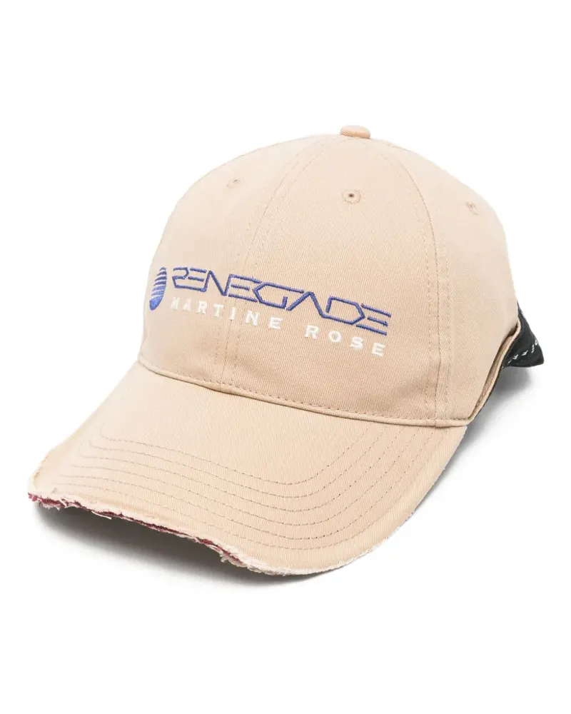 Martine Rose Baseballkappe mit Logo-Stickerei - Nude Nude
