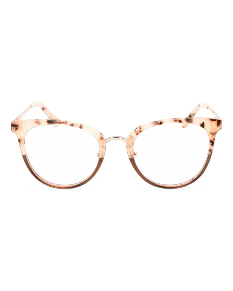 MARCIANO Los Angeles round-frame glasses - Nude Nude