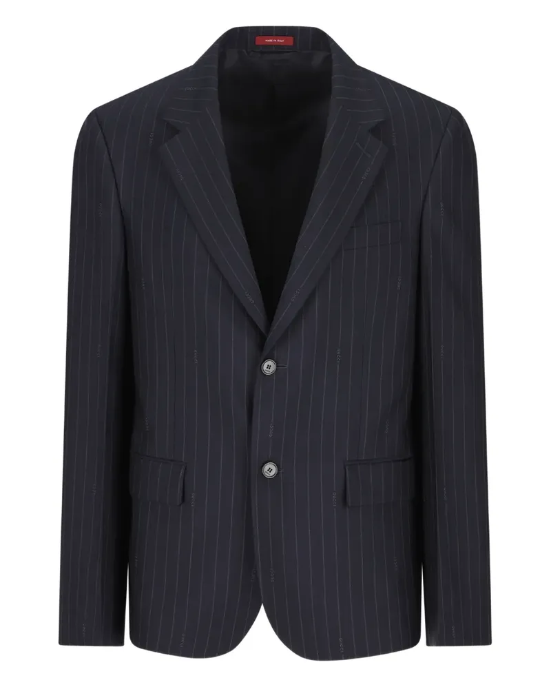 Gucci Gestreiftes Sakko - Blau Blau