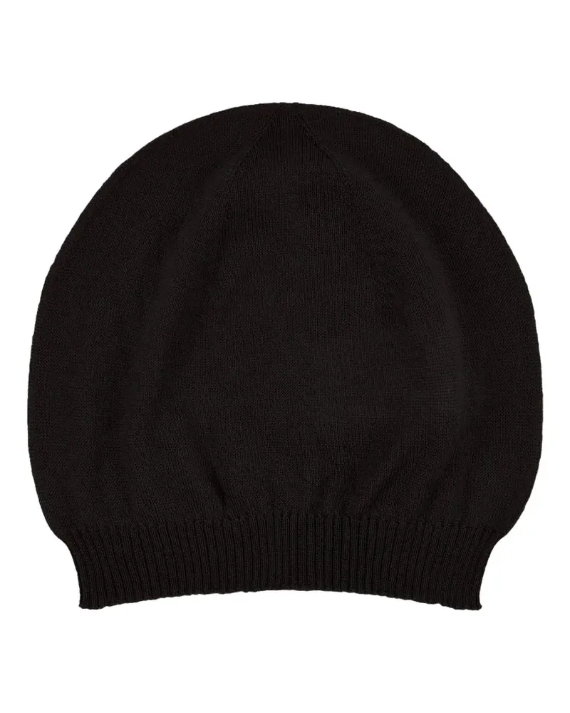Rick Owens Beanie aus Kaschmir - Schwarz Schwarz