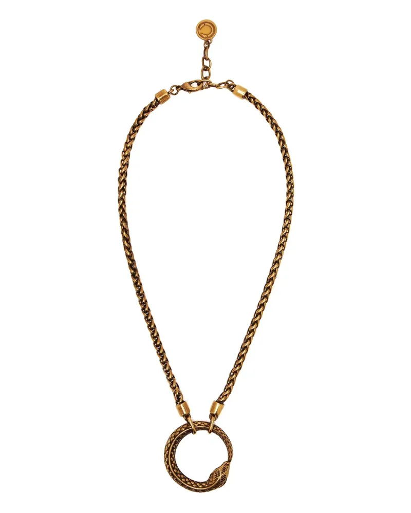 Roberto Cavalli Halskette mit Schlangenanhänger - Gold Gold