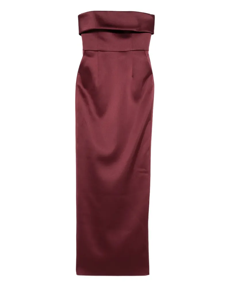 The New Arrivals Ilkyaz Ozel Schulterfreies Rhea Kleid - Rot Rot