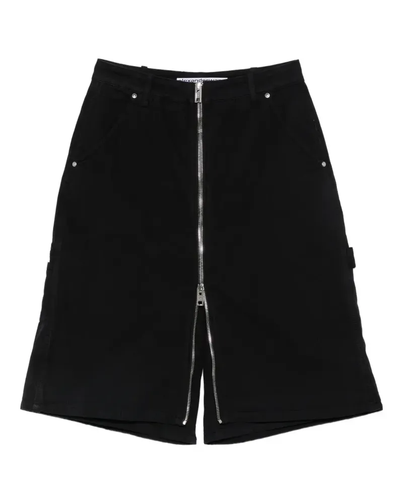 Alexander Wang zip-front cargo shorts - Schwarz Schwarz