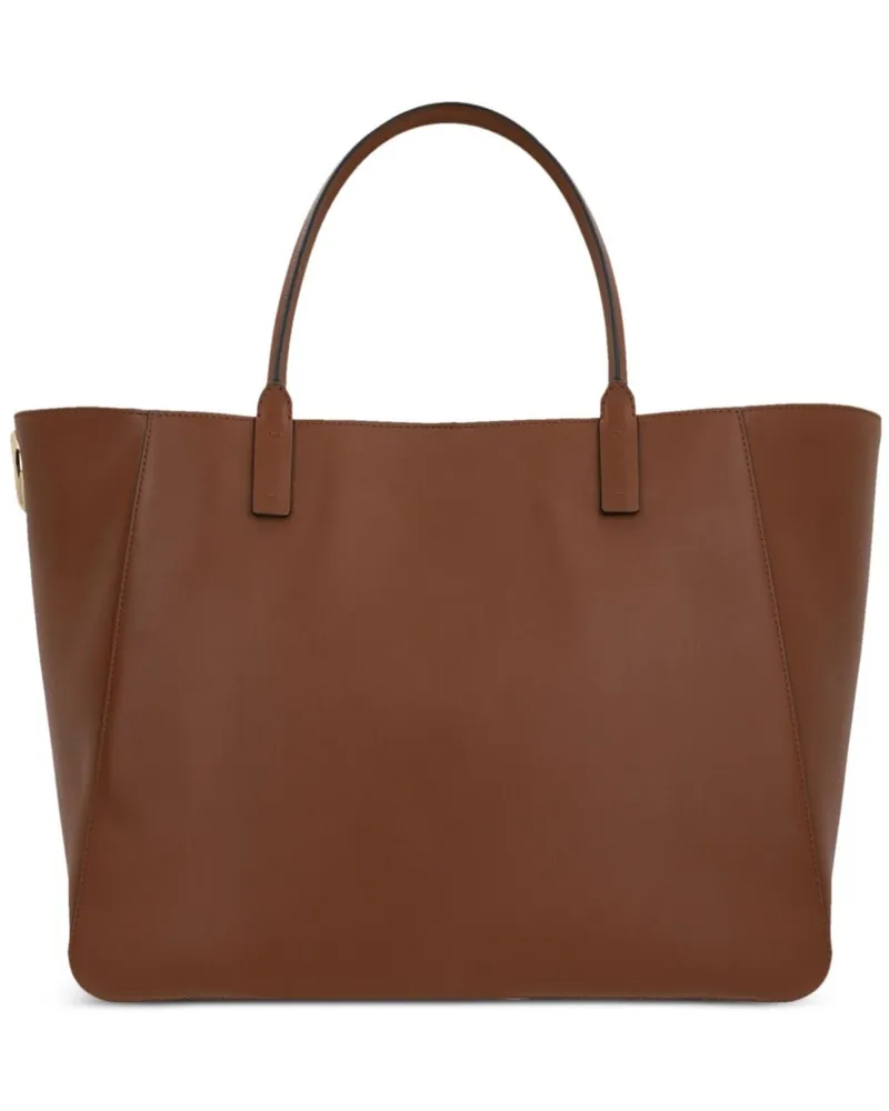 Valentino Garavani Großer VLogo Tote Bag Braun