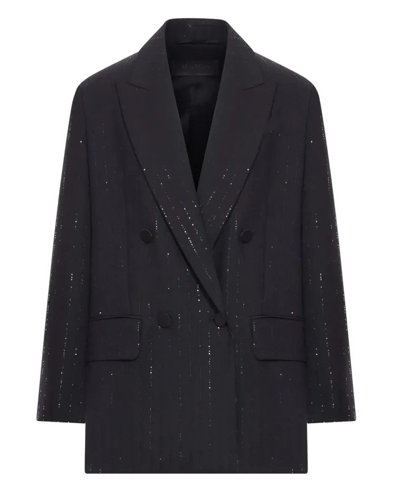 Max Mara double-breasted blazer - Schwarz Schwarz