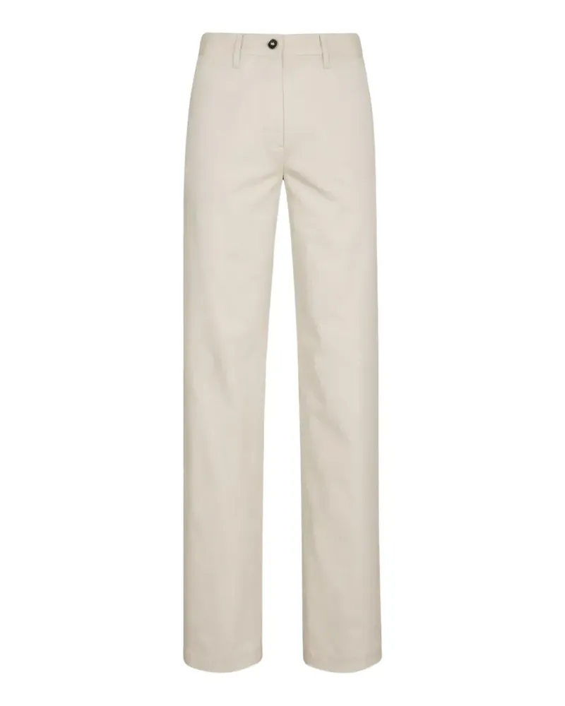 nine:inthe:morning Hose mit Logo-Detail - Nude Nude