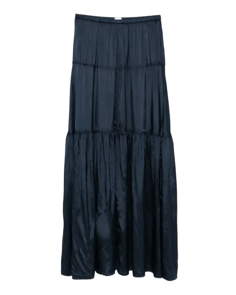 ASPESI Gestufter Maxirock - Blau Blau