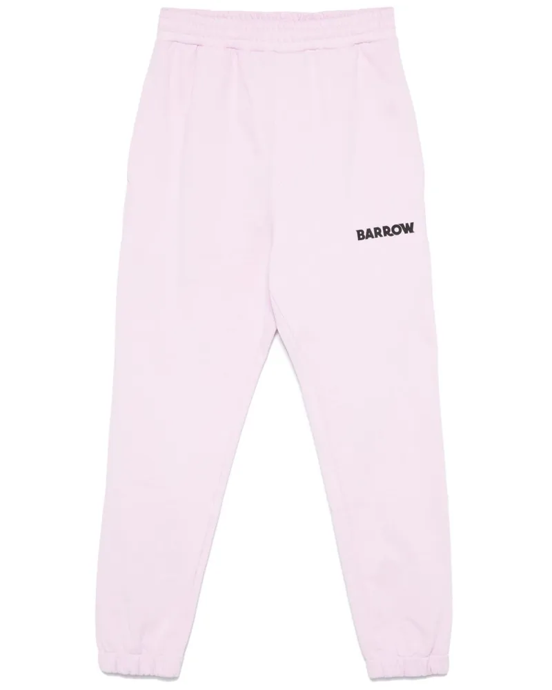 BARROW Jogginghose mit Logo-Print - Rosa Rosa