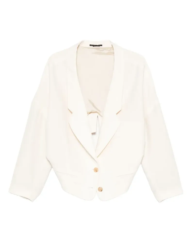 Viktor & Rolf Dragged Blazer - Nude Nude