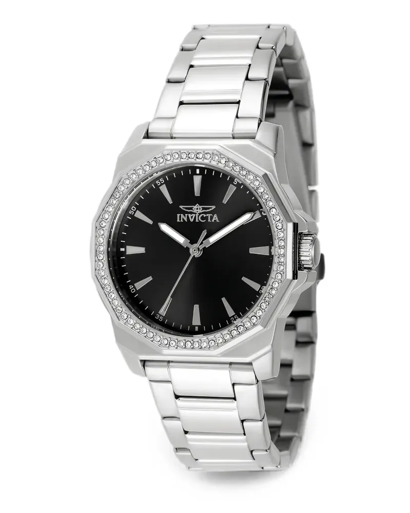Invicta Speedway Armbanduhr mit Kristallen 36mm - Schwarz Schwarz