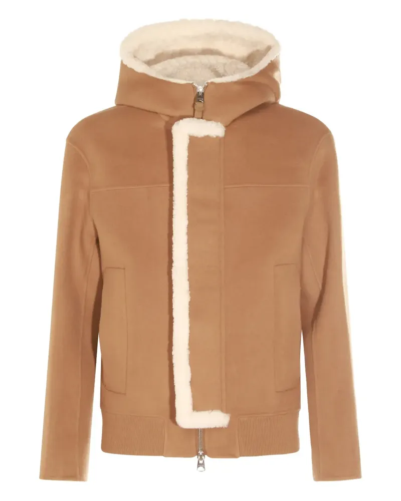 Mackage hooded shearling jacket - Braun Braun