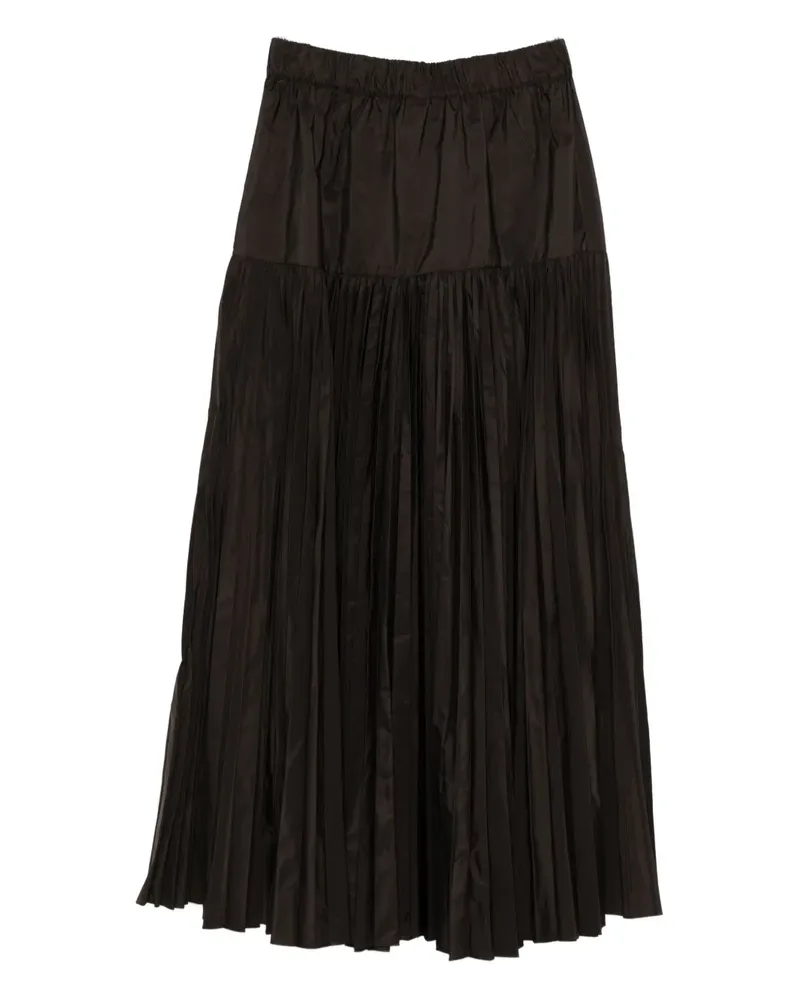 P.A.R.O.S.H. elasticated pleated skirt - Braun Braun
