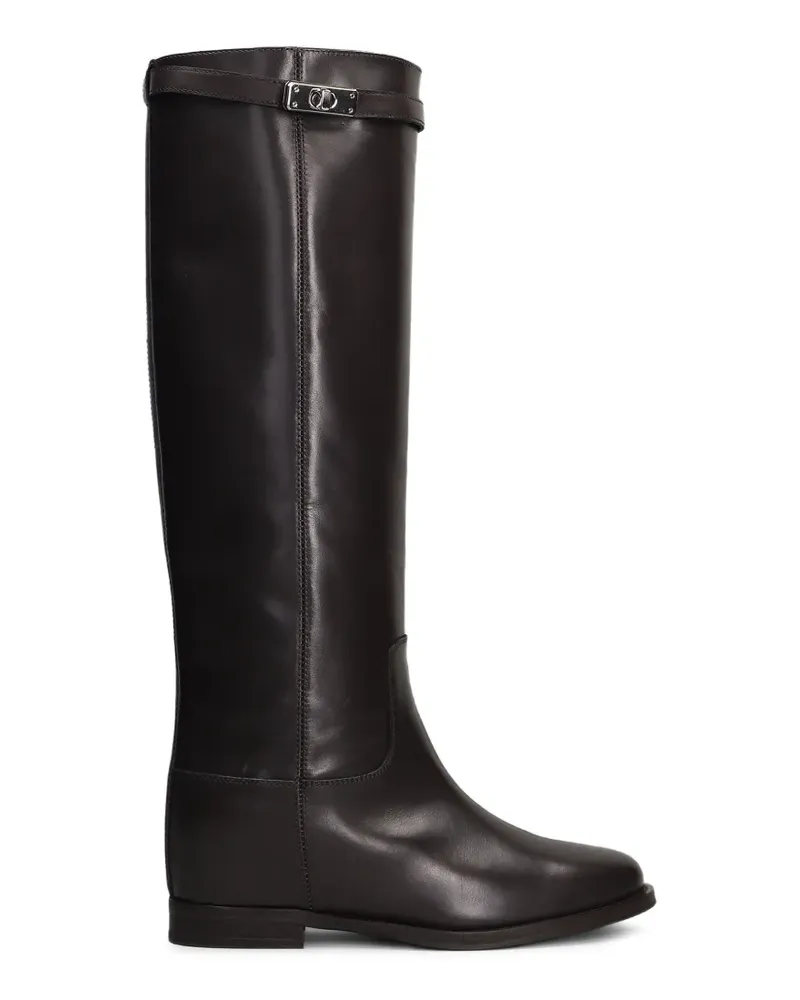 Via Roma 15 Kniehohe Stiefel - Braun Braun