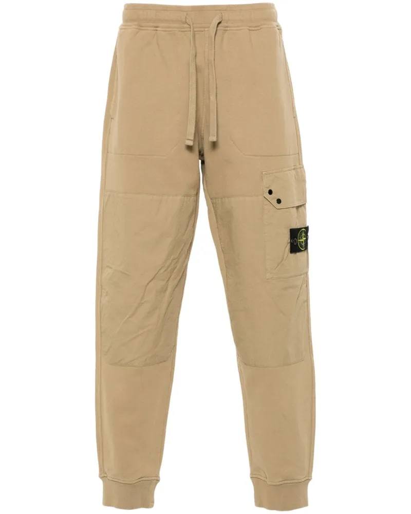 Stone Island Jogginghose mit Kompass-Patch - Nude Nude