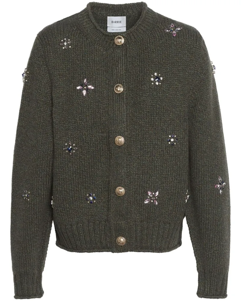 Barrie Cardigan mit Stickerei - Grün Grün