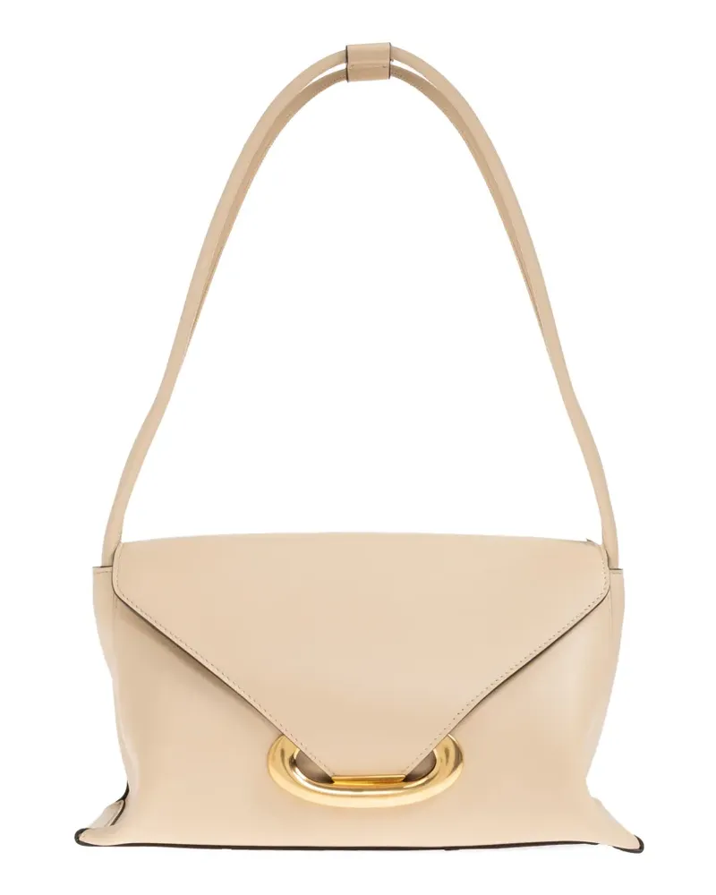 WANDLER Veneto gold-tone oval leather tote bag - Nude Nude