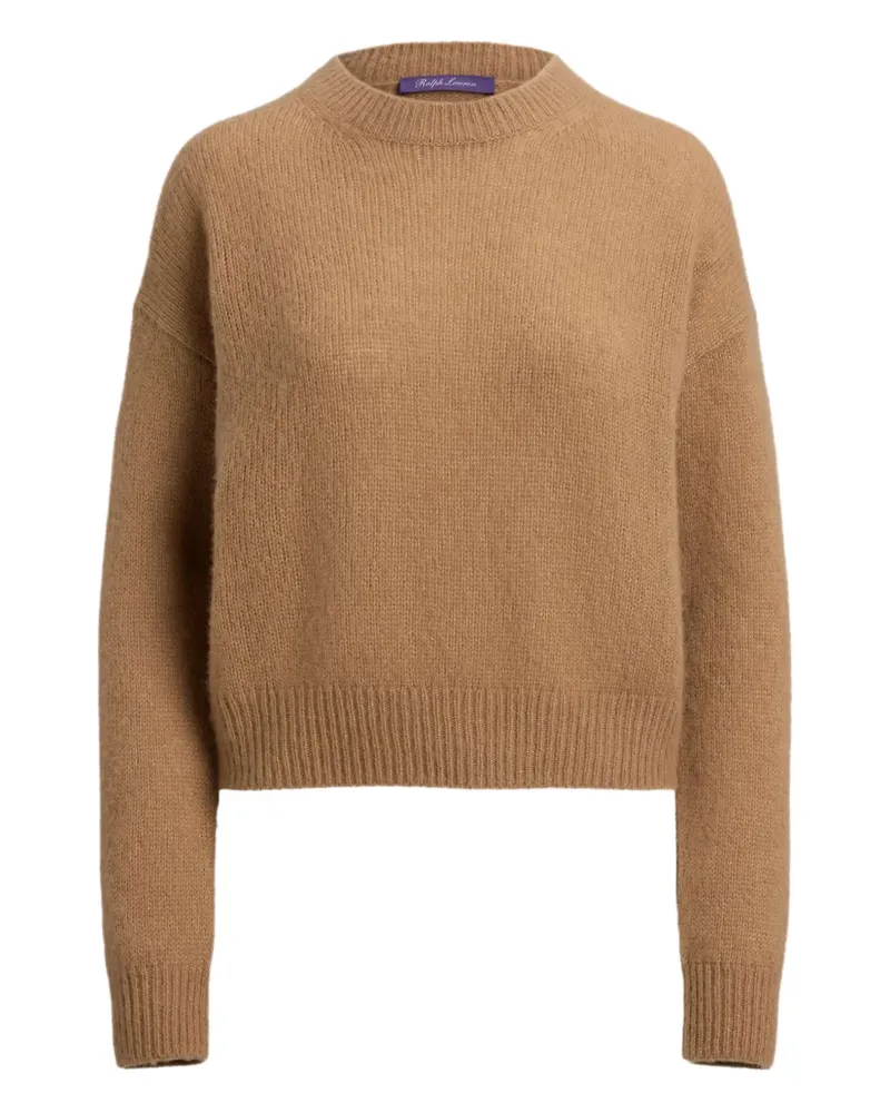 Ralph Lauren Langärmeliger Kaschmir-Seiden-Pullover - Braun Braun