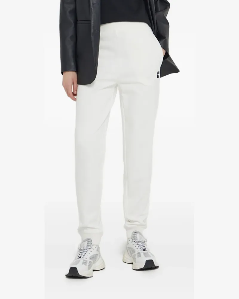HUGO BOSS Jogginghose mit Logo - Weiß Weiß