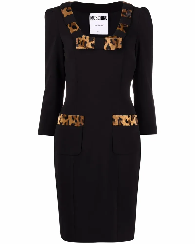 Moschino Kleid mit Schleife - Schwarz Schwarz