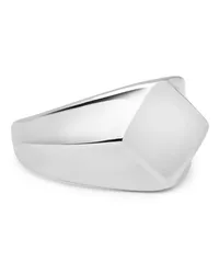 Nialaya Facettierter Ring Silber