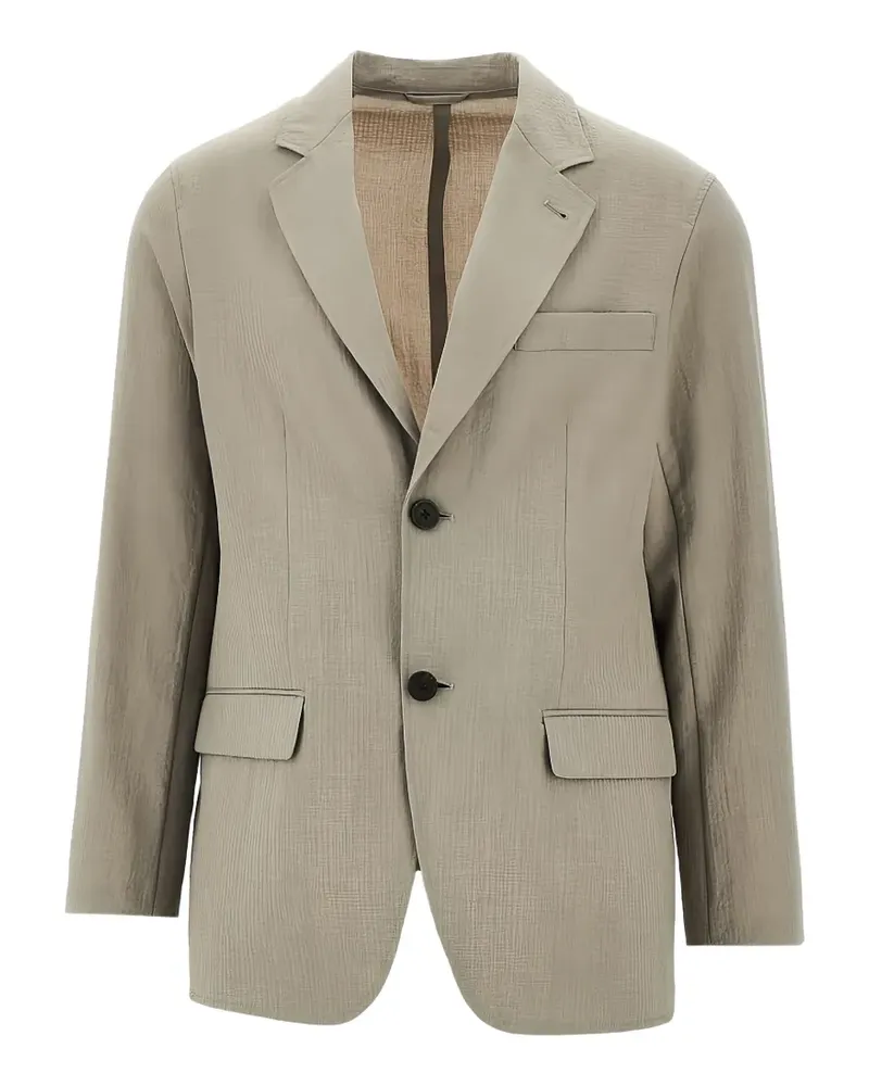 Emporio Armani button single blazer - Nude Nude