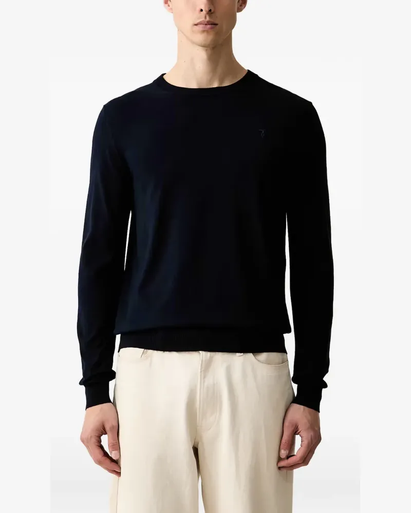 Trussardi Pullover mit rundem Ausschnitt - Blau Blau