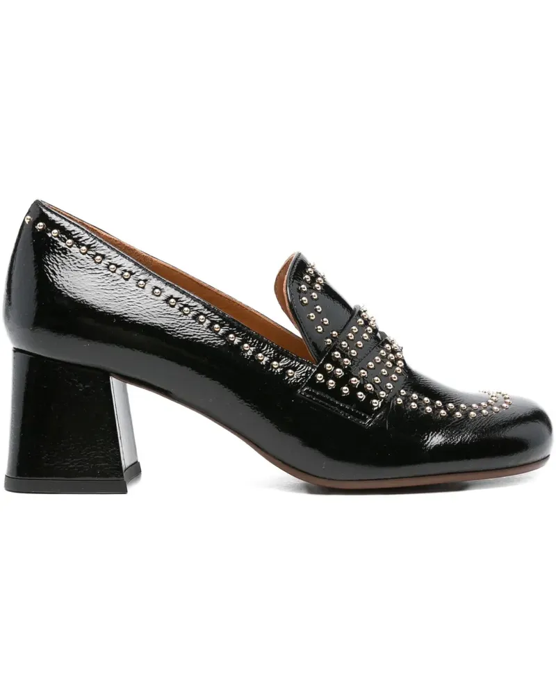 Chie Mihara Pumps mit Blockabsatz 60mm - Schwarz Schwarz