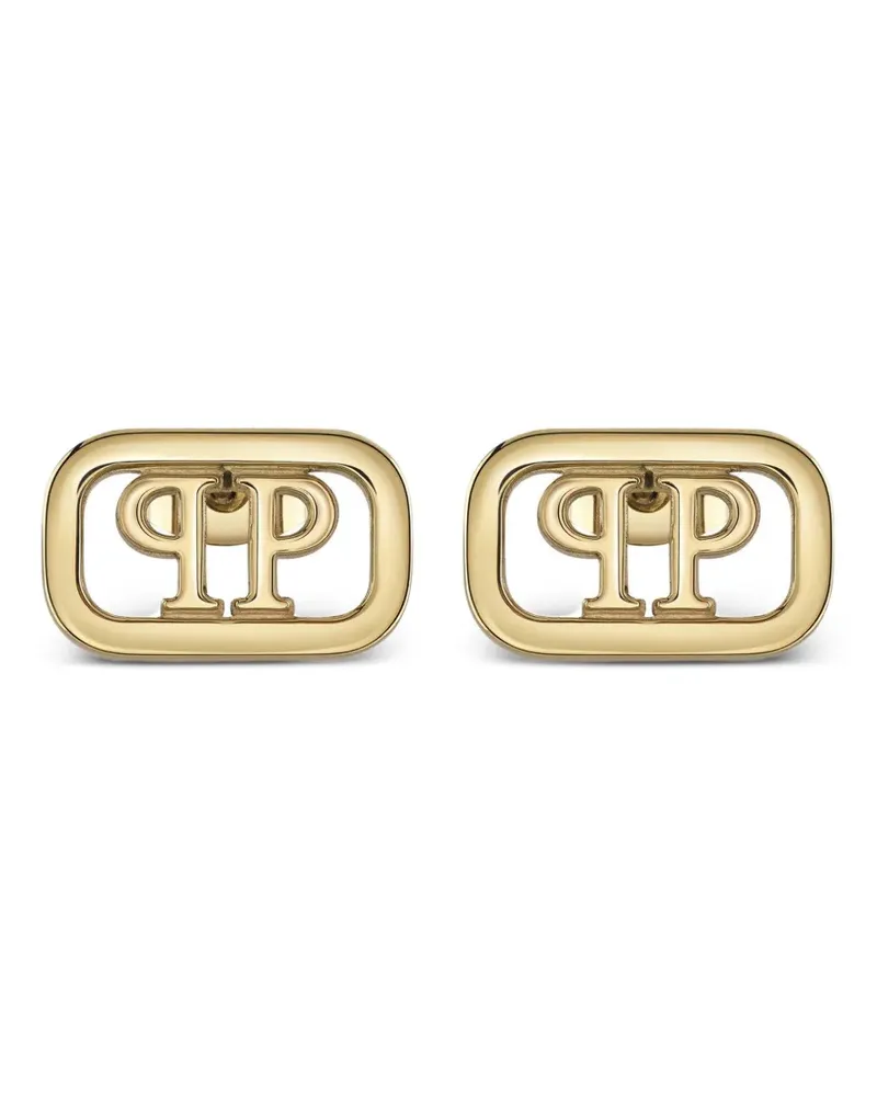 Philipp Plein Ohrringe mit Logo - Gold Gold
