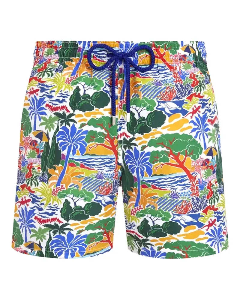 Vilebrequin elastic-waistband swim shorts - Blau Blau