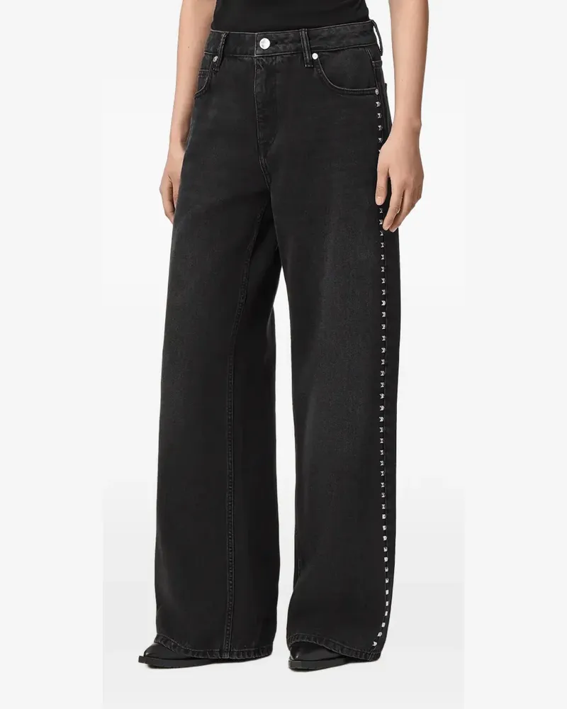 AllSaints Sway stud-embellished jeans - Schwarz Schwarz