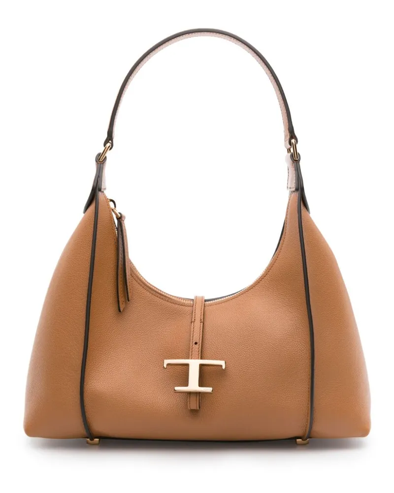 TOD'S T Timeless Schultertasche - Nude Nude