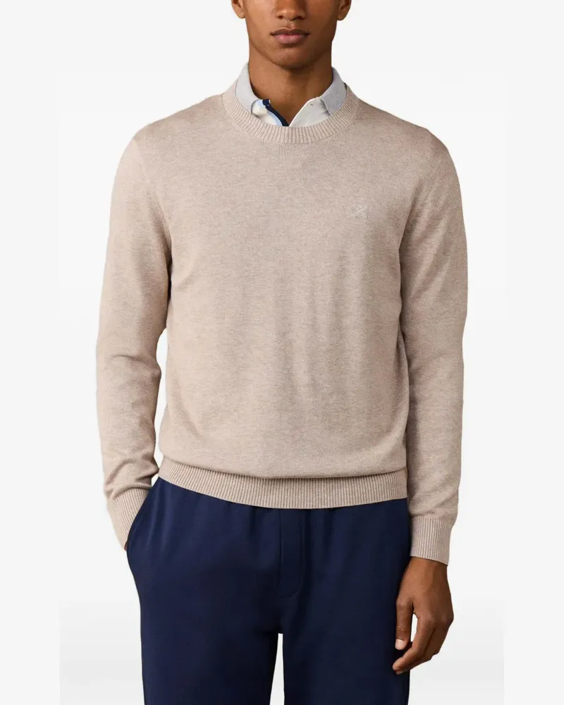 Hackett Pullover mit rundem Ausschnitt - Nude Nude