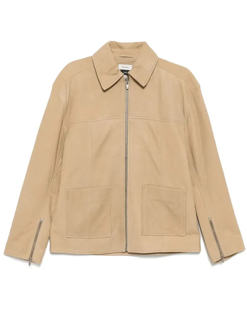 Reformation Veda Bomberjacke - Nude Nude