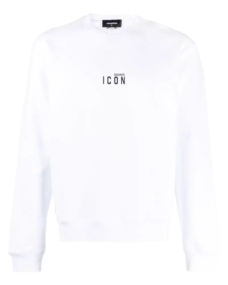 Dsquared2 Sweatshirt mit Logo-Print - Weiß Weiß