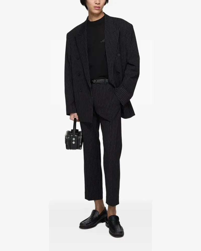 Acne Studios Hose mit Nadelstreifen - Blau Blau