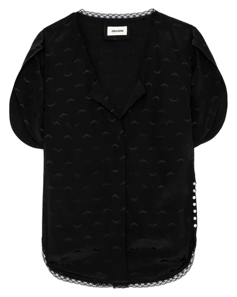 Zadig & Voltaire Tiffiny Bluse - Schwarz Schwarz