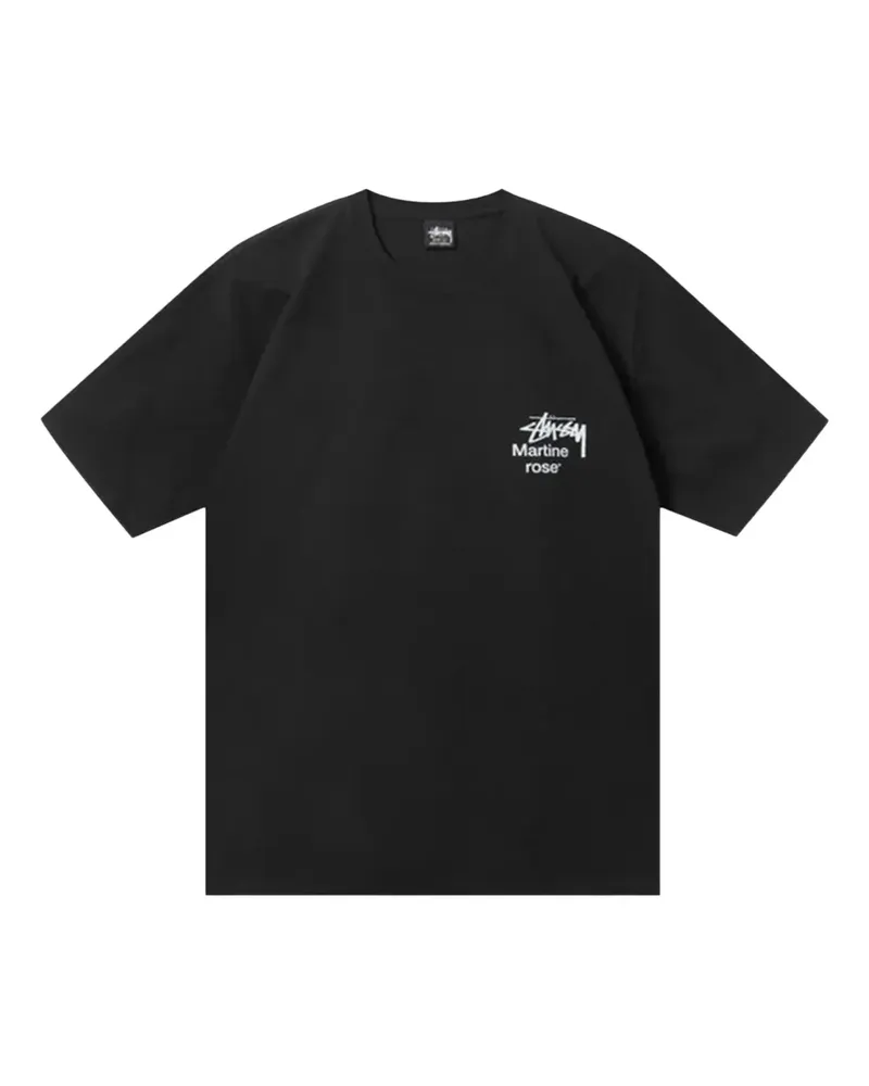 Stüssy x Martine Rose T-Shirt mit grafischem Print - Schwarz Schwarz