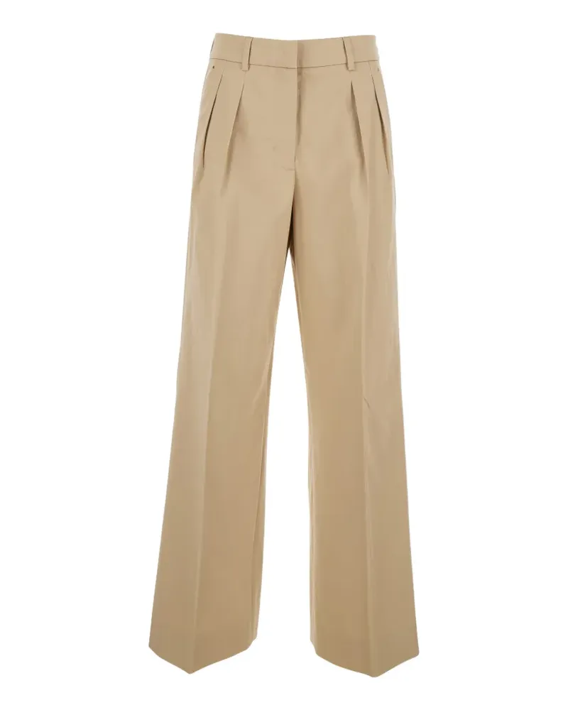 Moncler Hose mit Logo-Patch - Nude Nude