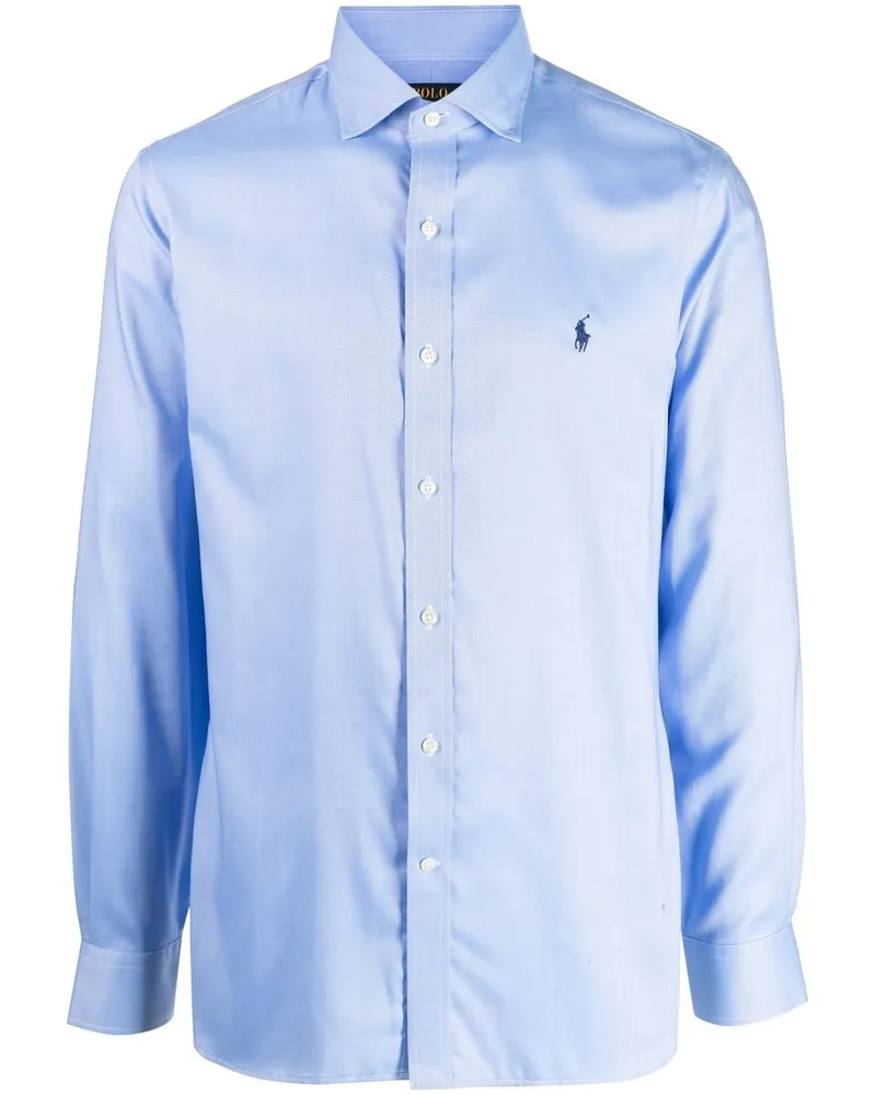 Ralph Lauren Hemd mit Logo-Stickerei - Blau Blau