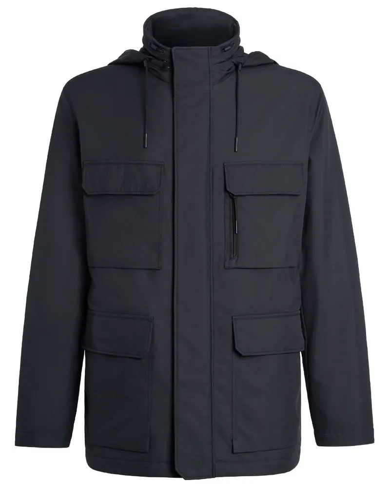 Ermenegildo Zegna Jacke mit Stehkragen - Blau Blau