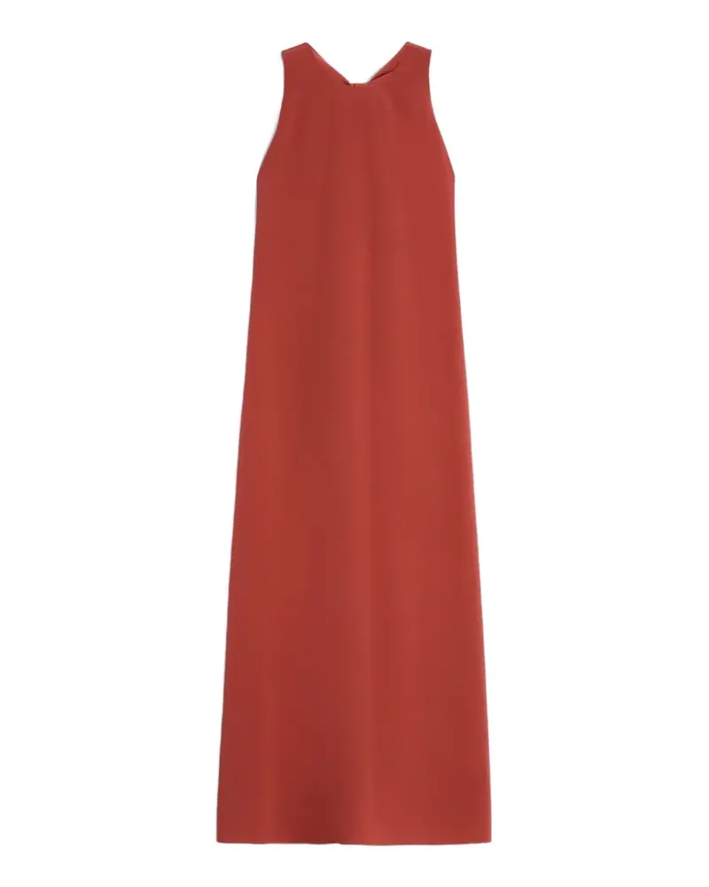 ASPESI tie-back silk maxi dress - Rot Rot