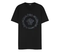 Versace Medusa Cartouche T-Shirt Schwarz