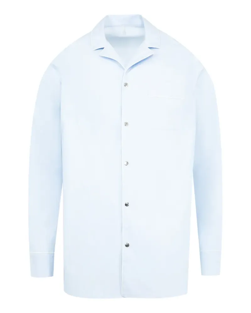 Moncler Hemd mit Brusttasche - Blau Blau